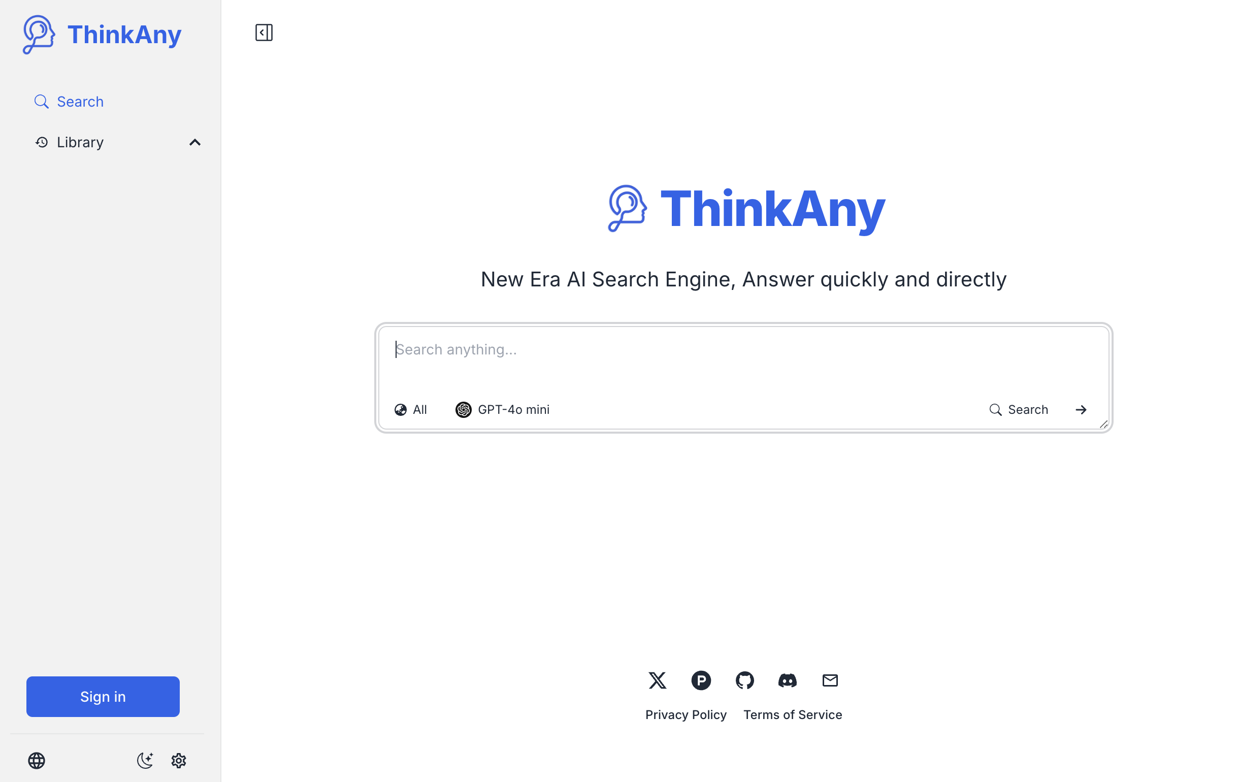 ThinkAny 产品截图